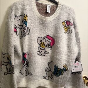 Justice Peanuts Sweater